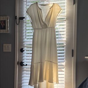 Zara Cream High Low Dress